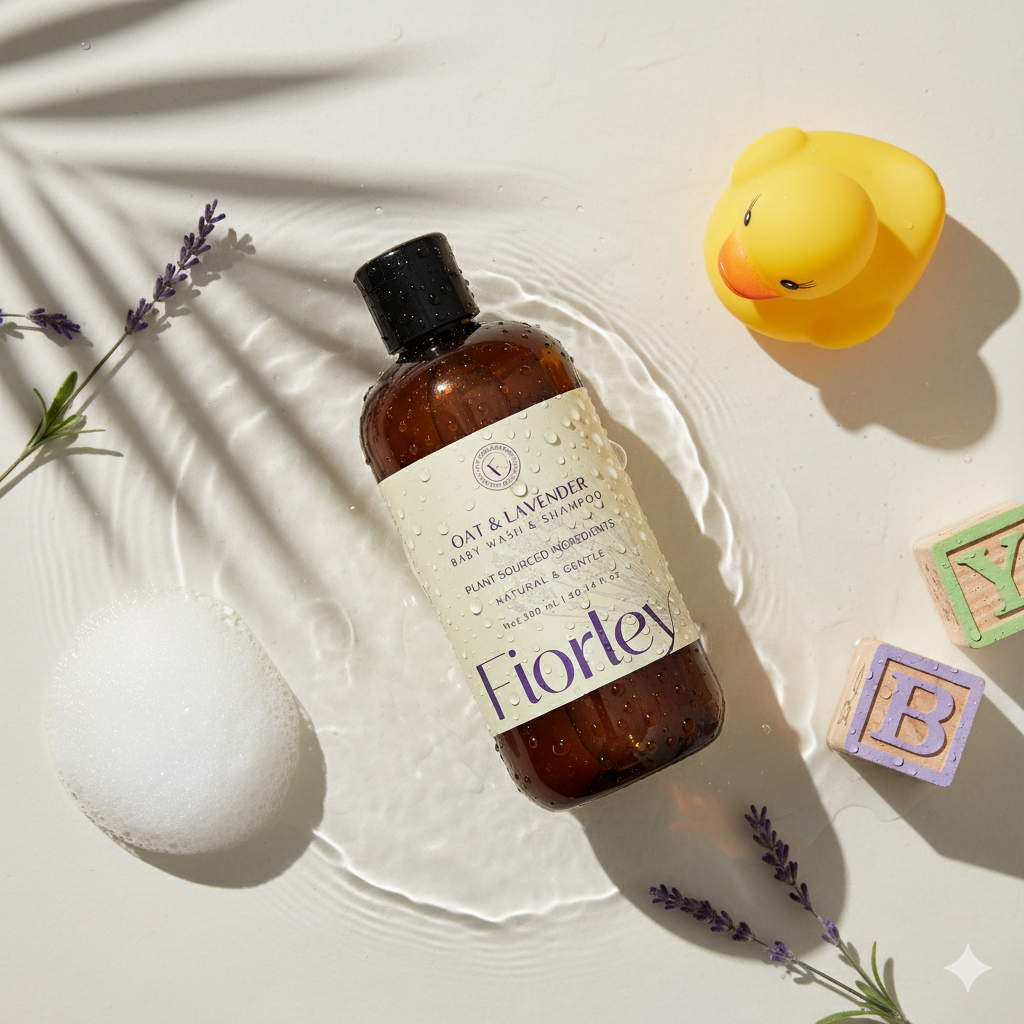 Oat and Lavender Baby Wash and Shampoo, Ayurvedic